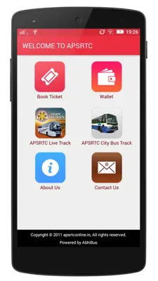 APSRTC android App screenshot 5